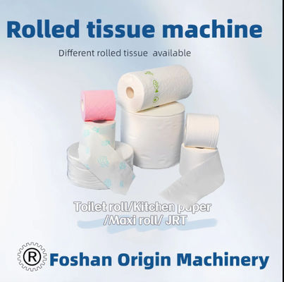 Advanced Tissue Paper Production Line with AC Frequency Conversion Drive Mode Vacuum Pressure ≥0.09MPa Grammage 13-40g/m2