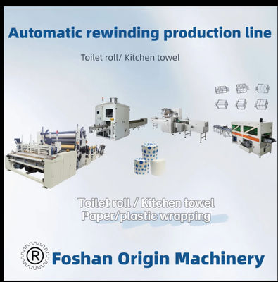 Automatyczna linia produkcyjna toalet / ręcznik kuchenny Jrt Maxi Rewinding Machinery