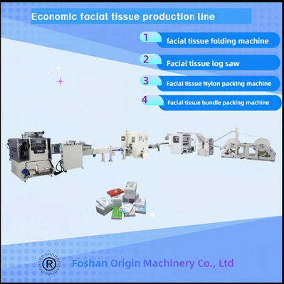 Półautomatyczna linia produkcyjna do produkcji chusteczek higienicznych