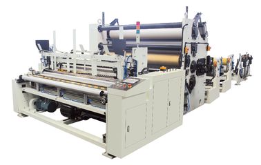 Falcerka 15KW, system laminowania kleju do dużej rolki papieru toaletowego Przewijarka do ręczników kuchennych