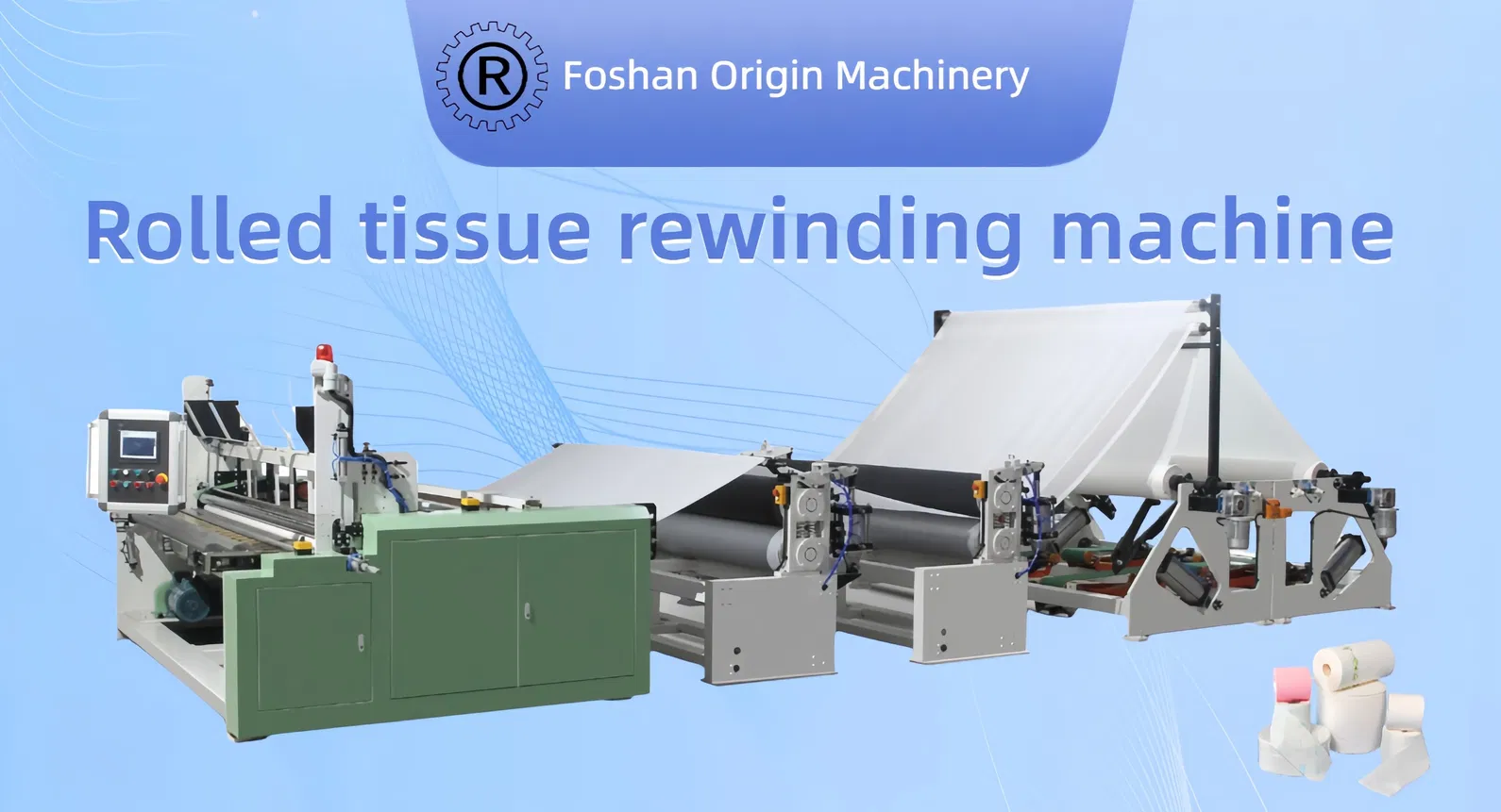 Automatyczna linia produkcyjna toalet / ręcznik kuchenny Jrt Maxi Rewinding Machinery 0