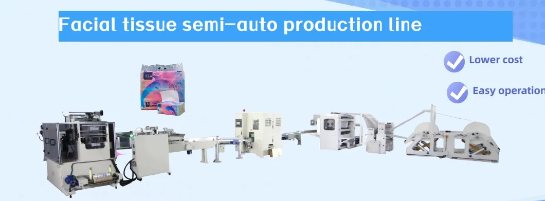 Maszyna do produkcji chusteczek higienicznych typu V Fold, maszyna do cięcia piłą, półautomatyczna linia produkcyjna 0
