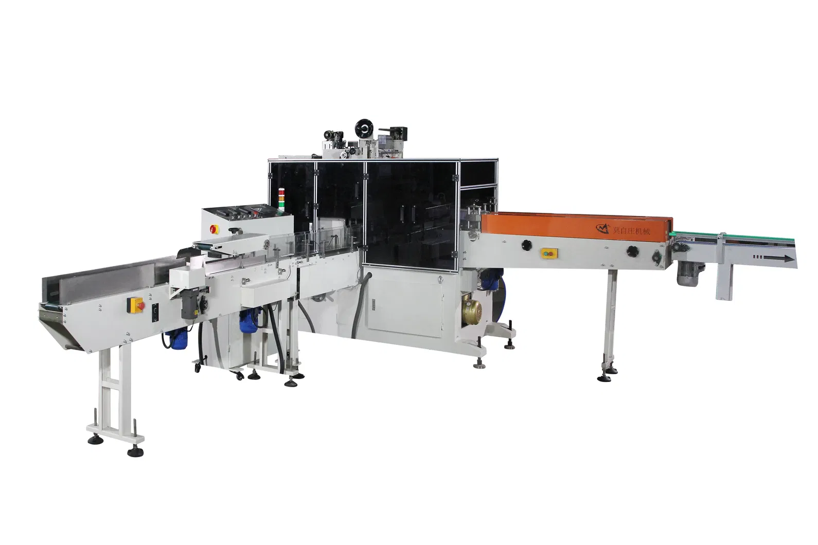 Maszyna do produkcji chusteczek higienicznych typu V Fold, maszyna do cięcia piłą, półautomatyczna linia produkcyjna 5