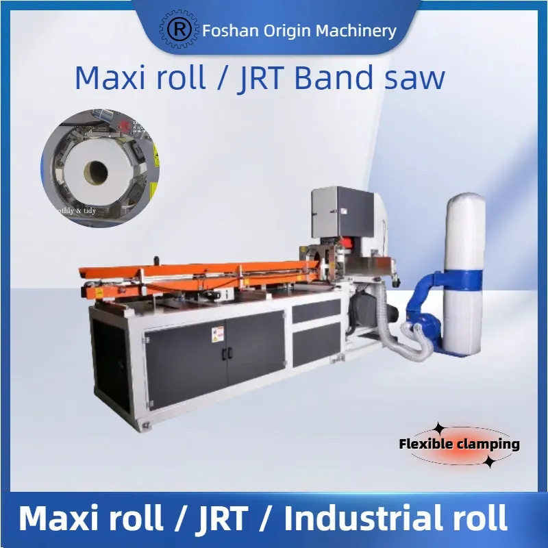 Rola toaletowa ręcznik kuchenny Maxi Roll wielokrotnie walcowane tkanki Linia produkcyjna maszyna zwojowa obróbka cięcia pakowanie 1